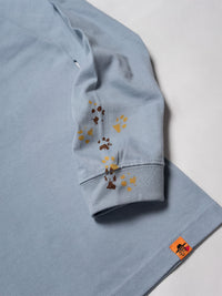 ICON CAT L/S TEE -LIGHT BLUE-