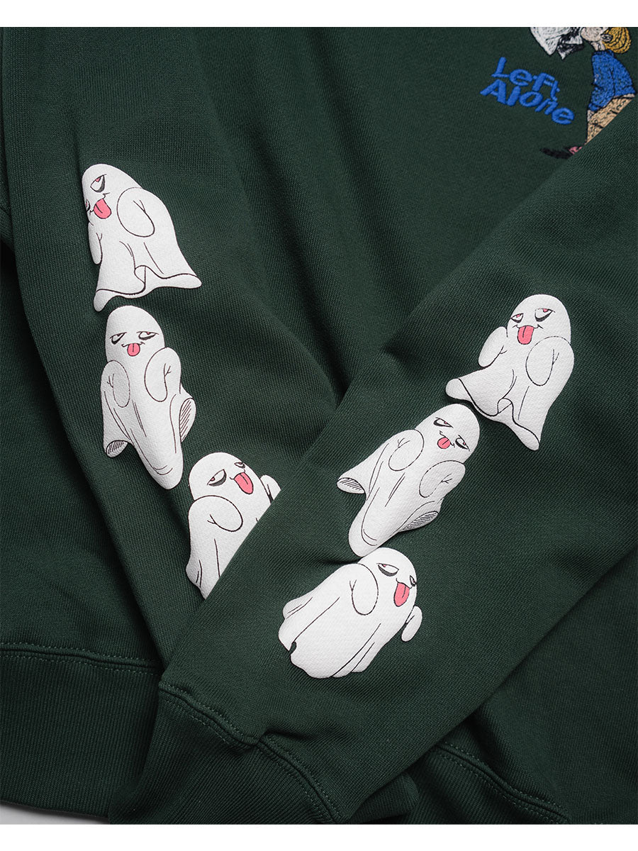 GHOST PUFF SWEAT -GREEN-