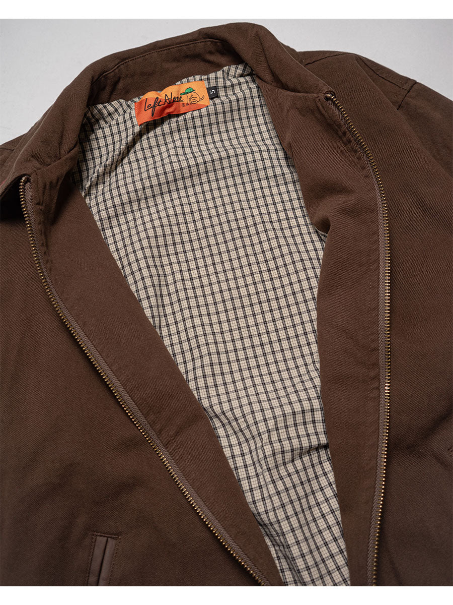 BLOUSON -BROWN-