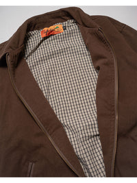 BLOUSON -BROWN-