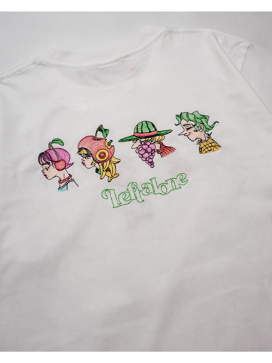 FRUIT SS TEE -WHITE-