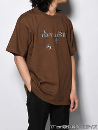 FREE DOG SS TEE -BROWN-