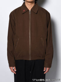 BLOUSON -BROWN-