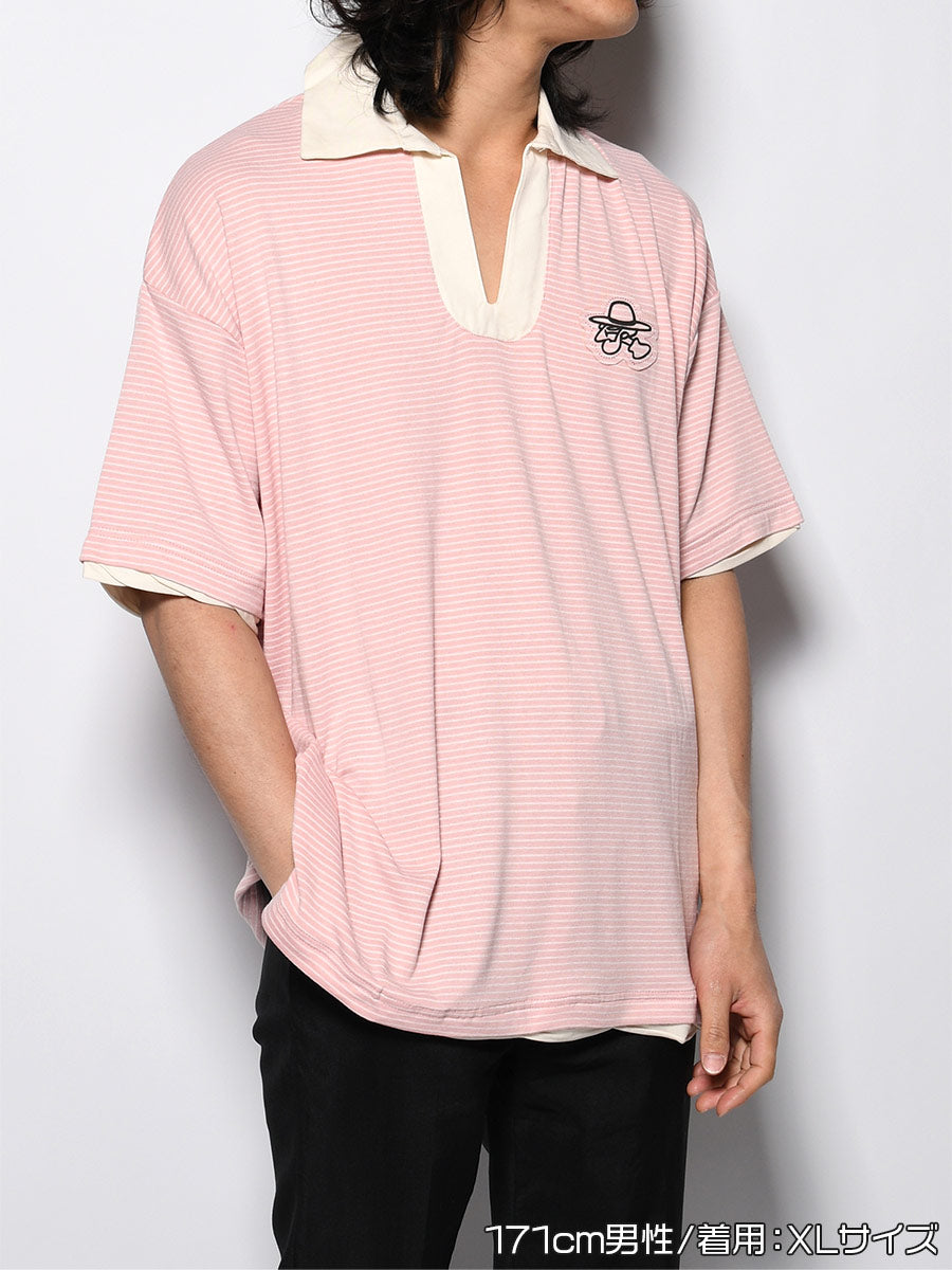 BORDER SS SKIPPER SH -PINK-