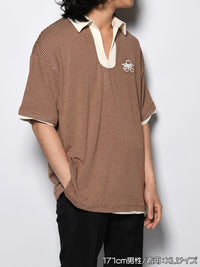 BORDER SS SKIPPER SH -BROWN-