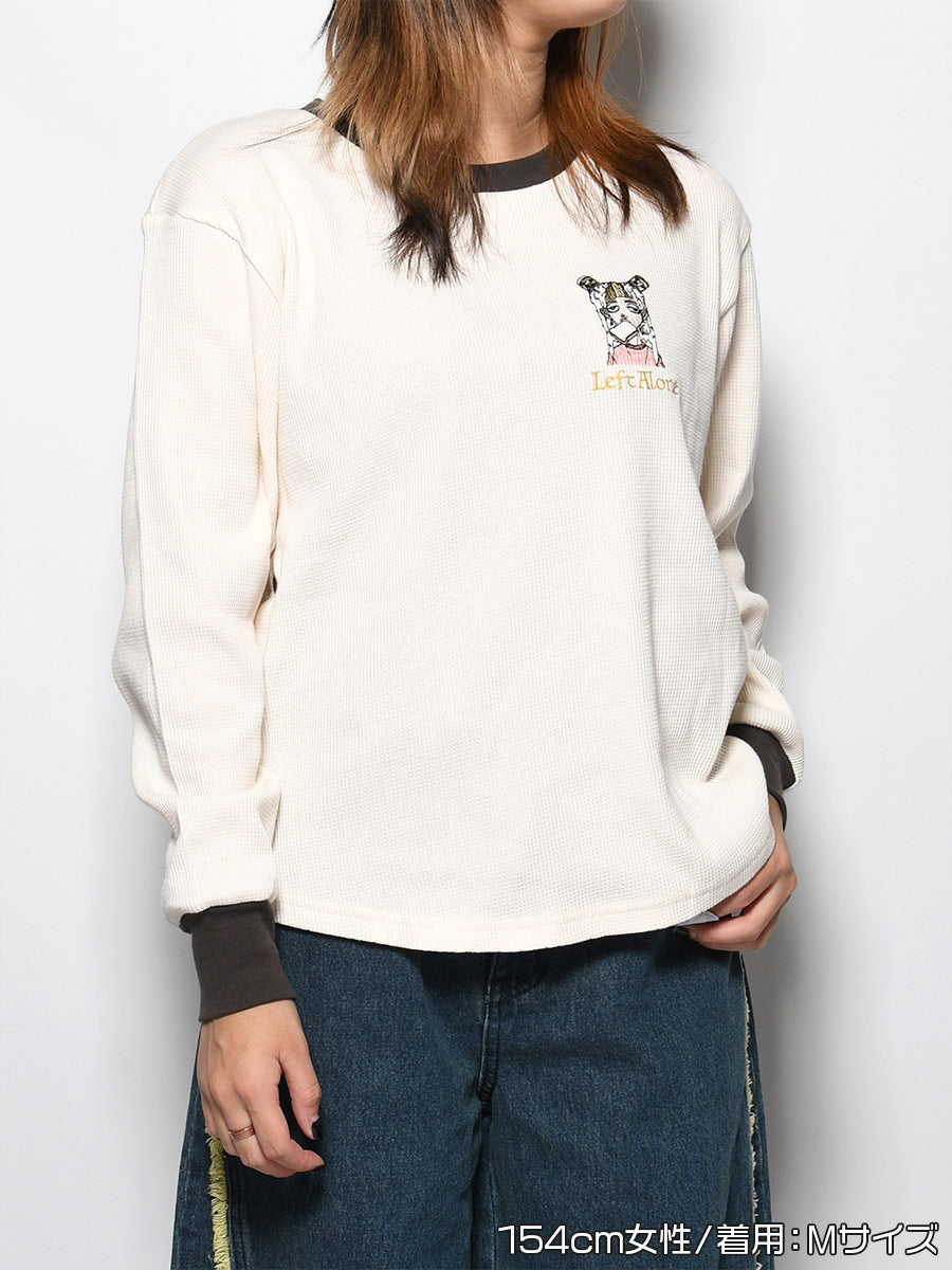 THERMAL RINGER LS TEE -IVORY-