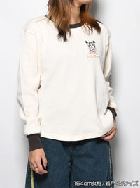 THERMAL RINGER LS TEE -IVORY-