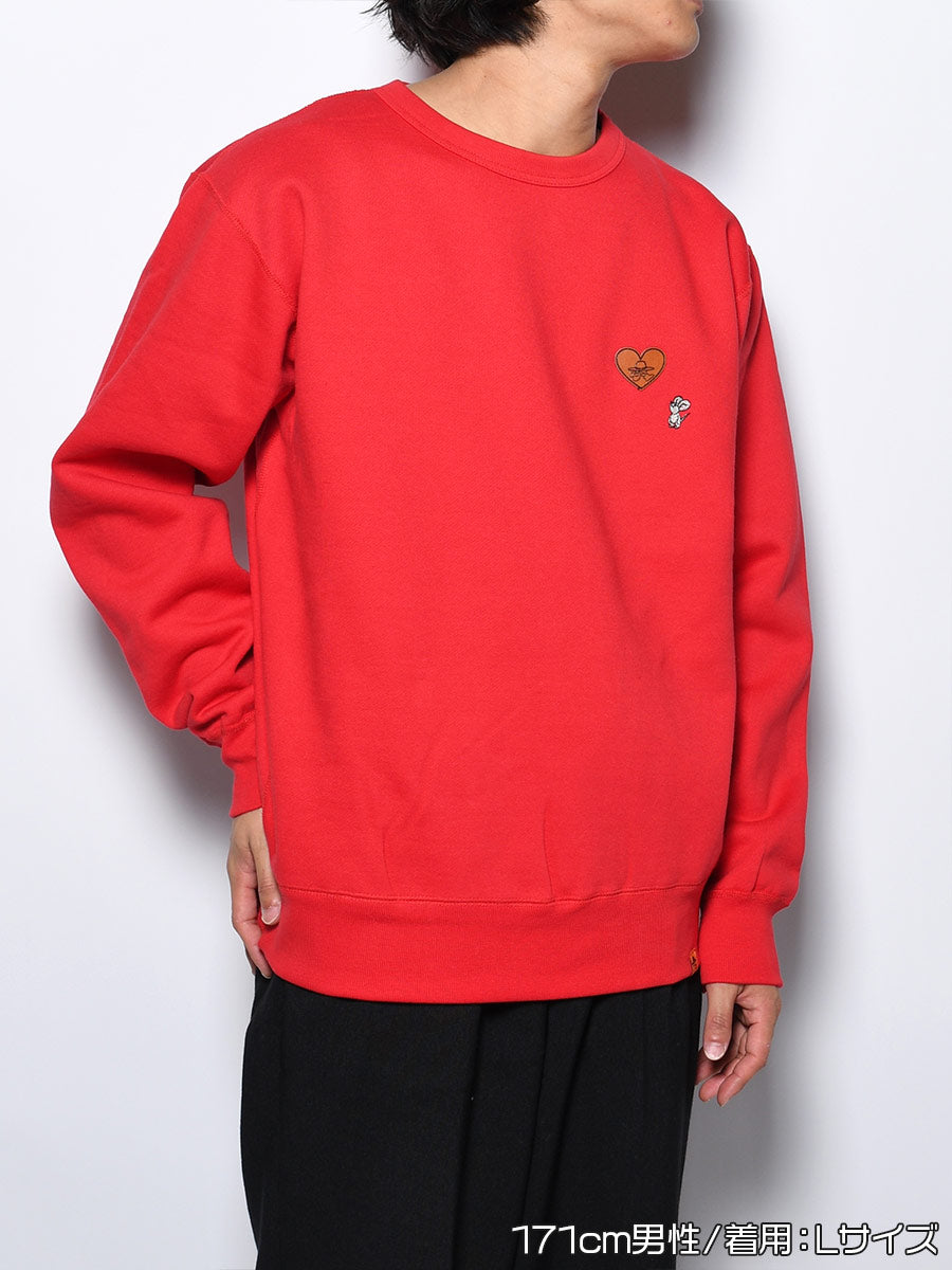 CONFESS SWEAT -RED-