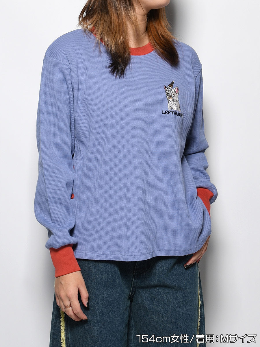 THERMAL RINGER LS TEE -BLUE-