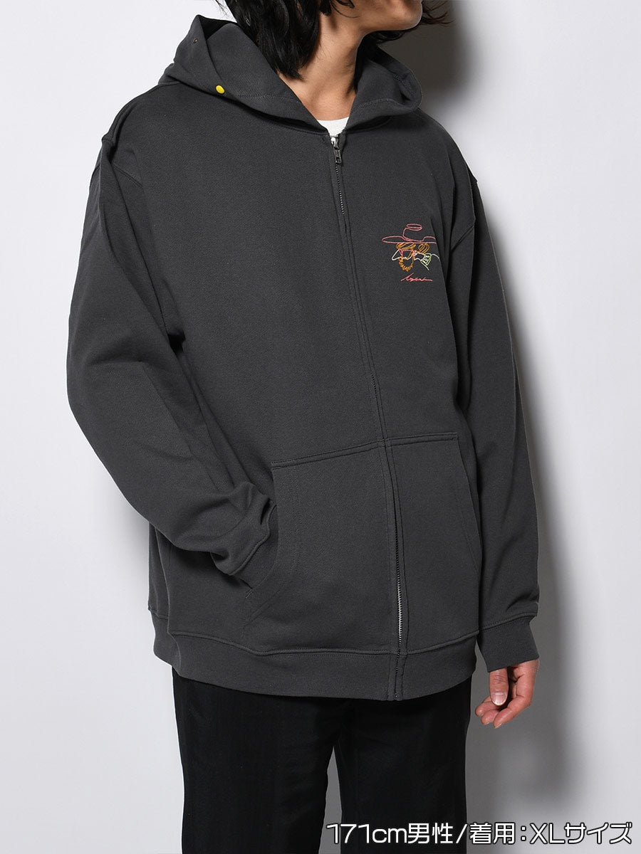 STUDS ICON ZIP PARKA -SUMI-