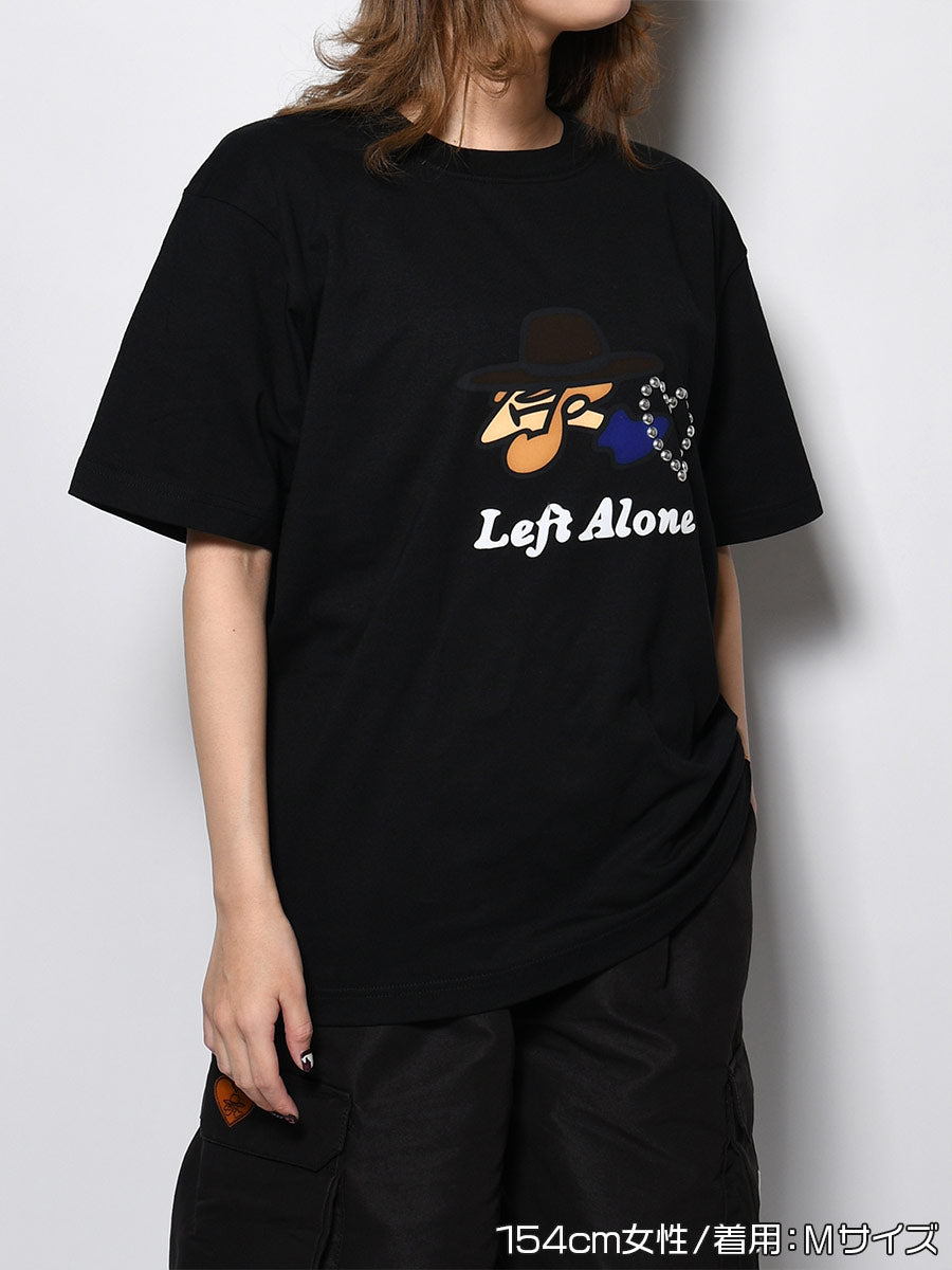 ICON FLOCKING SS TEE -BLACK-