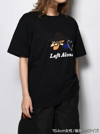 ICON FLOCKING SS TEE -BLACK-