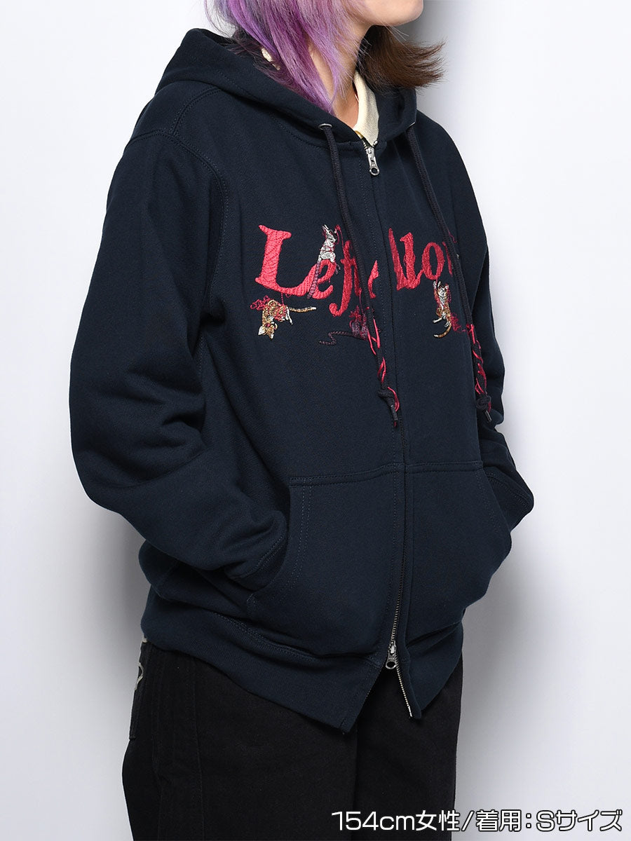 CAT ZIP PARKA -NAVY-