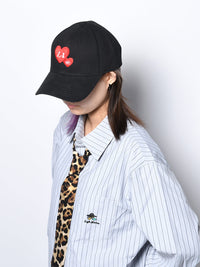 HEART CAP -BLACK-