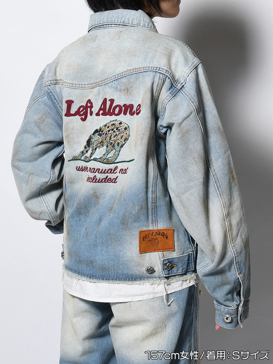 RAW WAVE DENIM JKT -L.INDIGO-