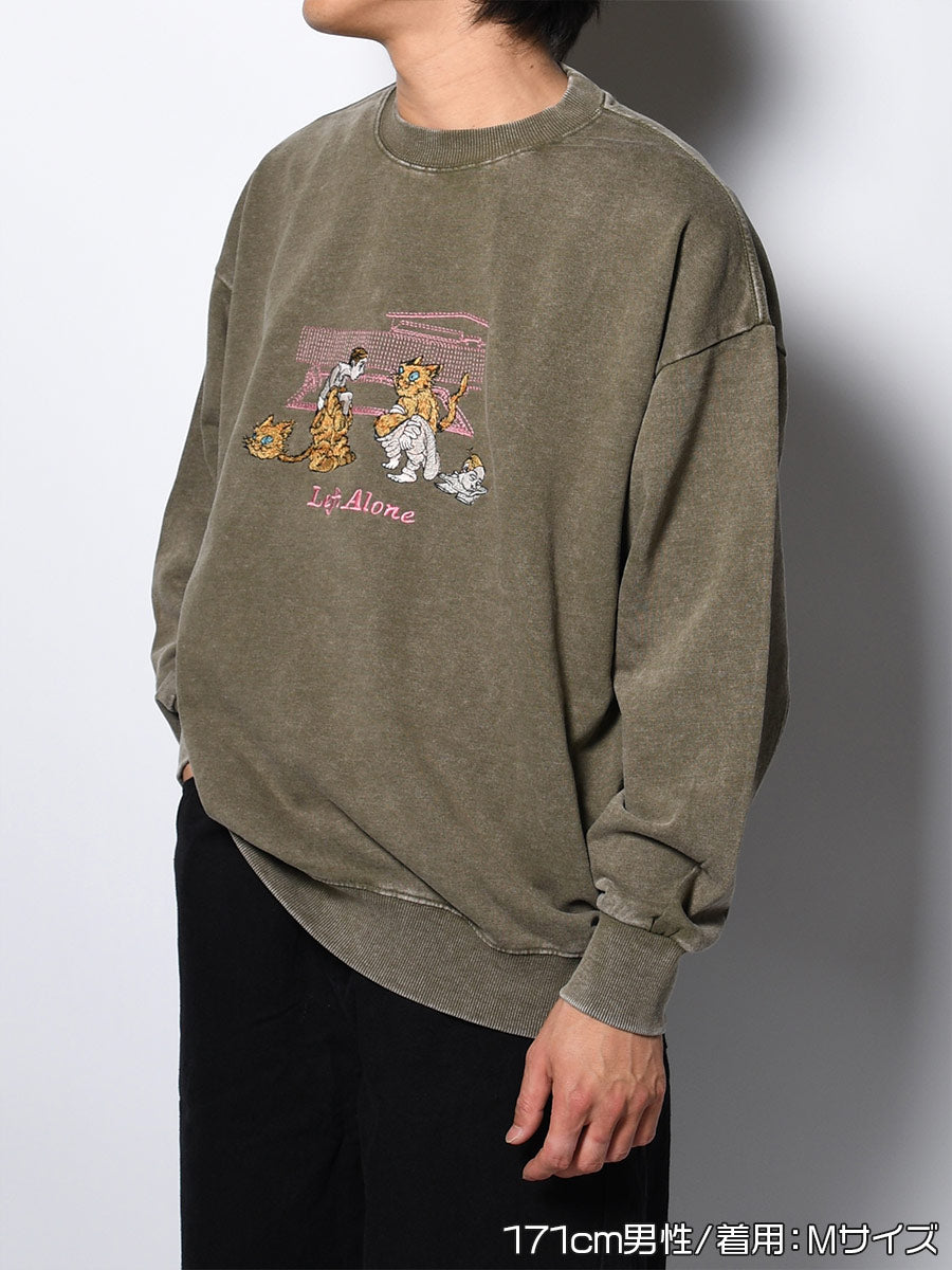 CHANGE SWEAT -OLIVE-