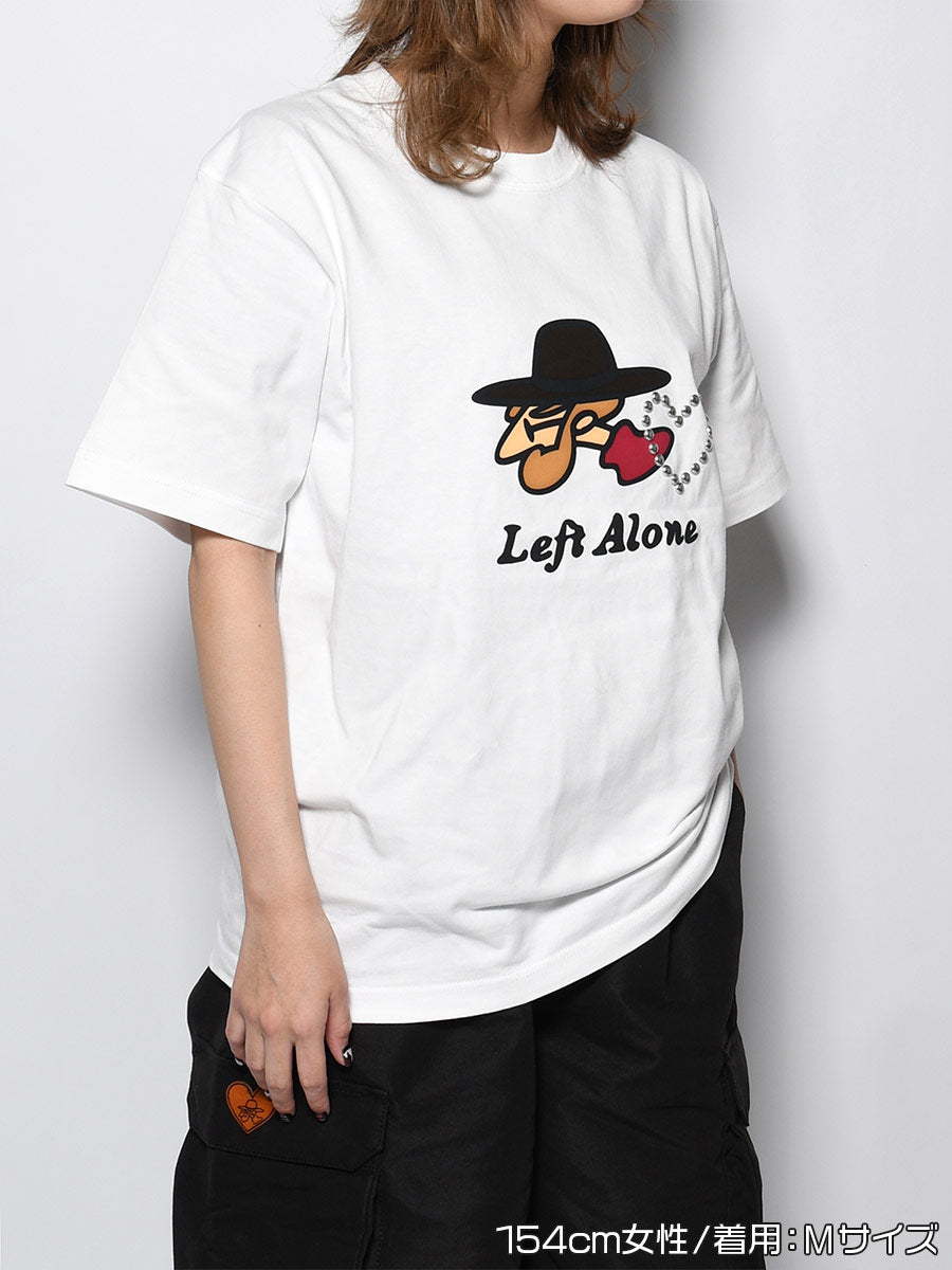 ICON FLOCKING SS TEE -WHITE-