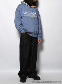 REVERSIBLE HOODIE -BLUE-
