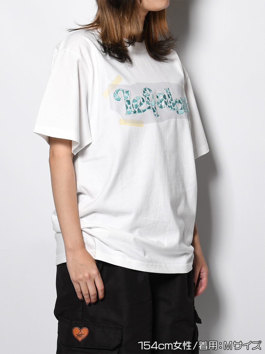 HEART LOGO TEE -WHITE-