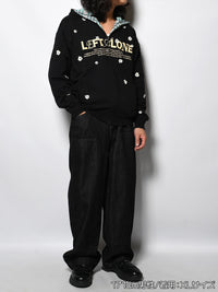 REVERSIBLE HOODIE -BLACK-