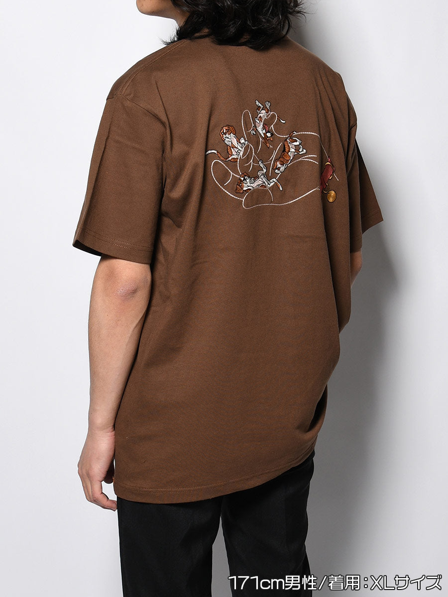 FREE DOG SS TEE -BROWN-