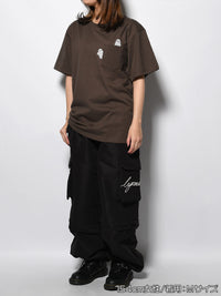 GHOST POCKET TEE -CHARCOAL-