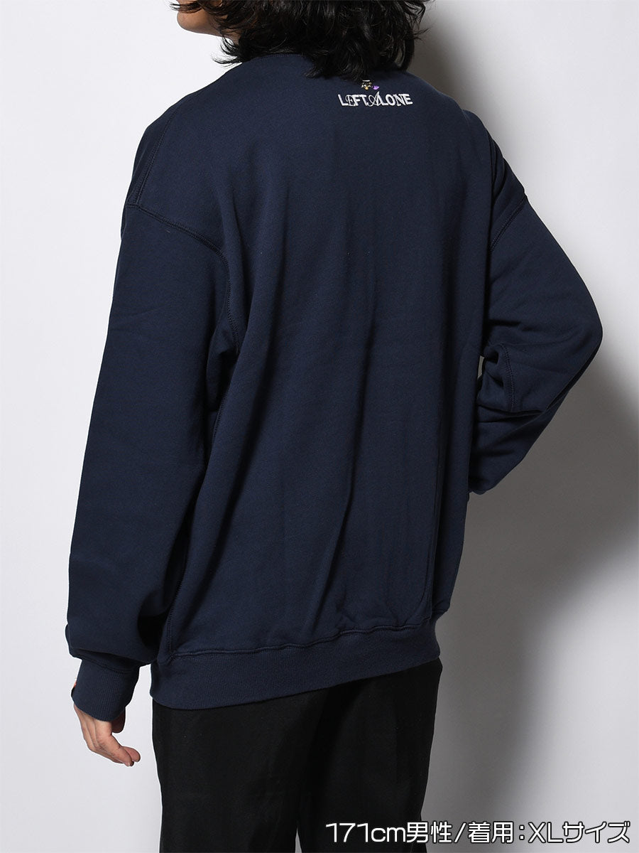 FLOWER GARDEN CARDIGAN -NAVY-
