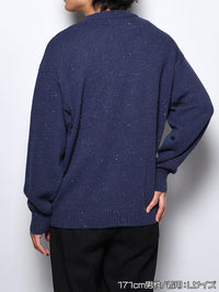DOG KNIT -NAVY-
