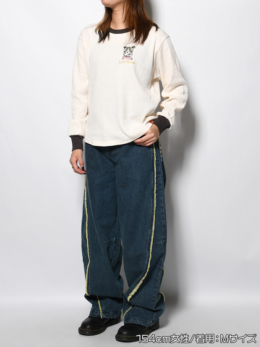 THERMAL RINGER LS TEE -IVORY-