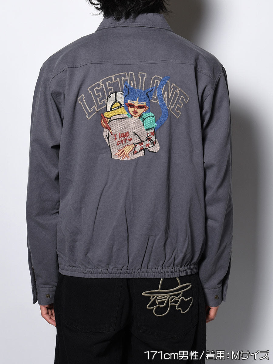 BLOUSON -GREY-