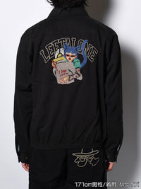 BLOUSON -BLACK-
