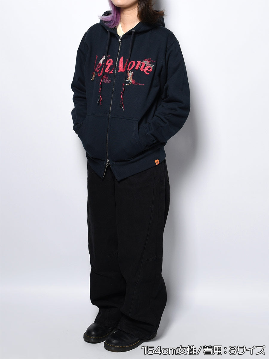 CAT ZIP PARKA -NAVY-