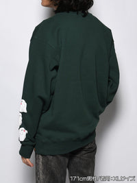 GHOST PUFF SWEAT -GREEN-
