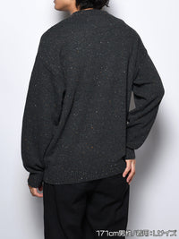 DOG KNIT -BLACK-
