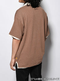 BORDER SS SKIPPER SH -BROWN-