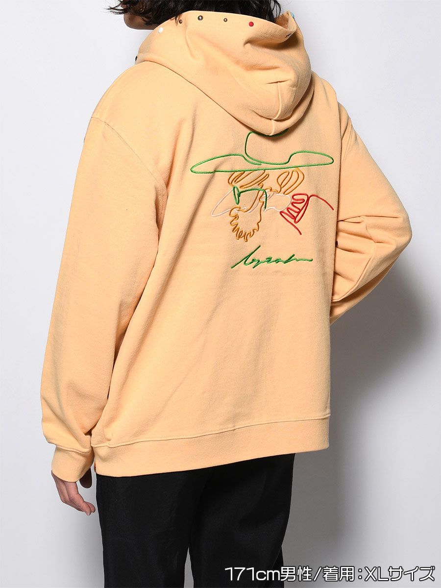 STUDS ICON ZIP PARKA -YELLOW-