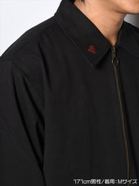 BLOUSON -BLACK-