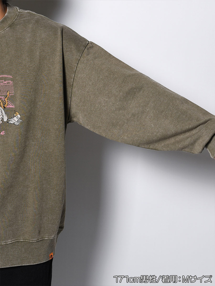 CHANGE SWEAT -OLIVE-