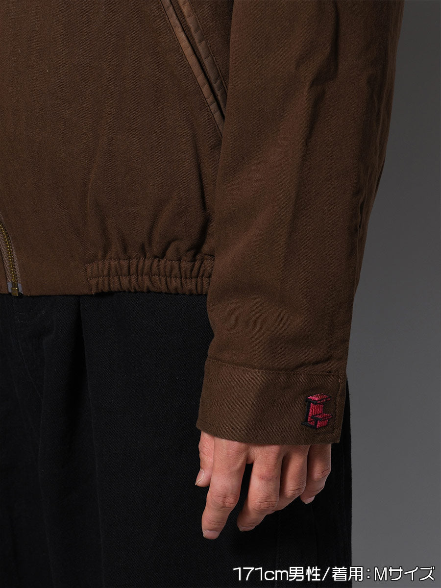 BLOUSON -BROWN-