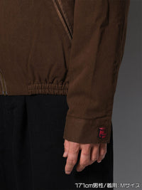 BLOUSON -BROWN-