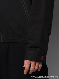 BLOUSON -BLACK-
