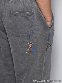 CAT SWEAT PANTS -GREY-