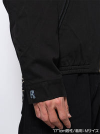 BLOUSON -BLACK-