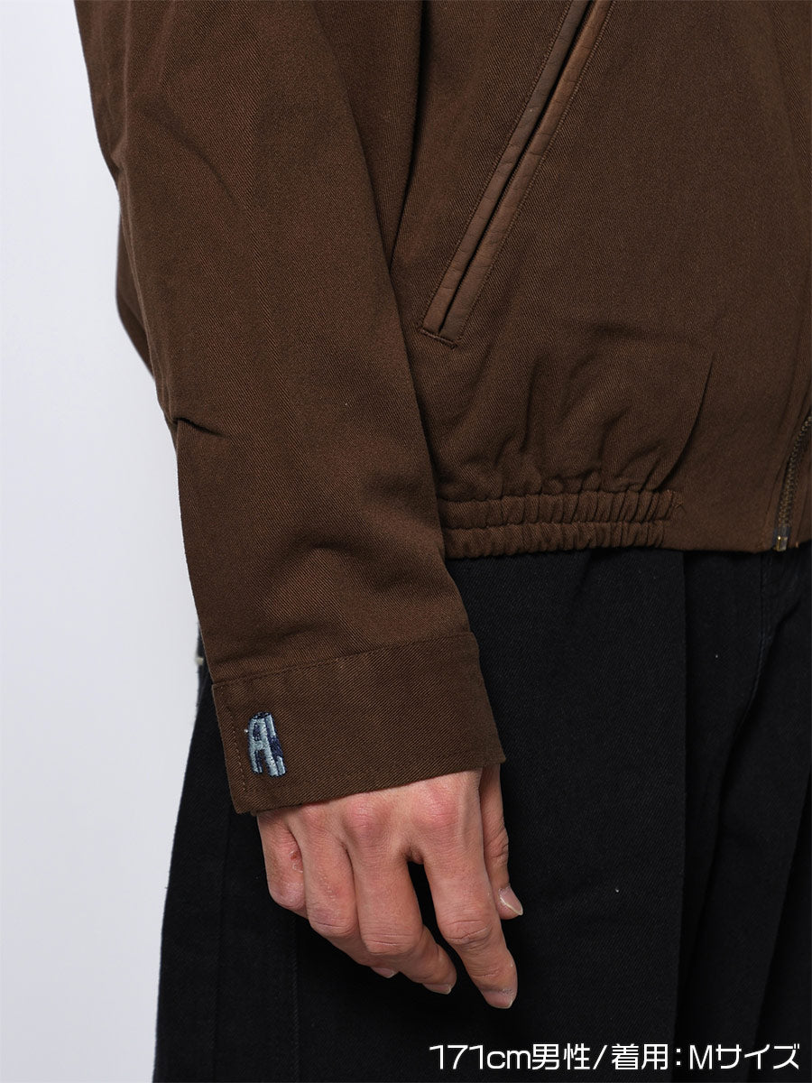 BLOUSON -BROWN-