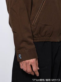 BLOUSON -BROWN-