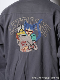 BLOUSON -GREY-