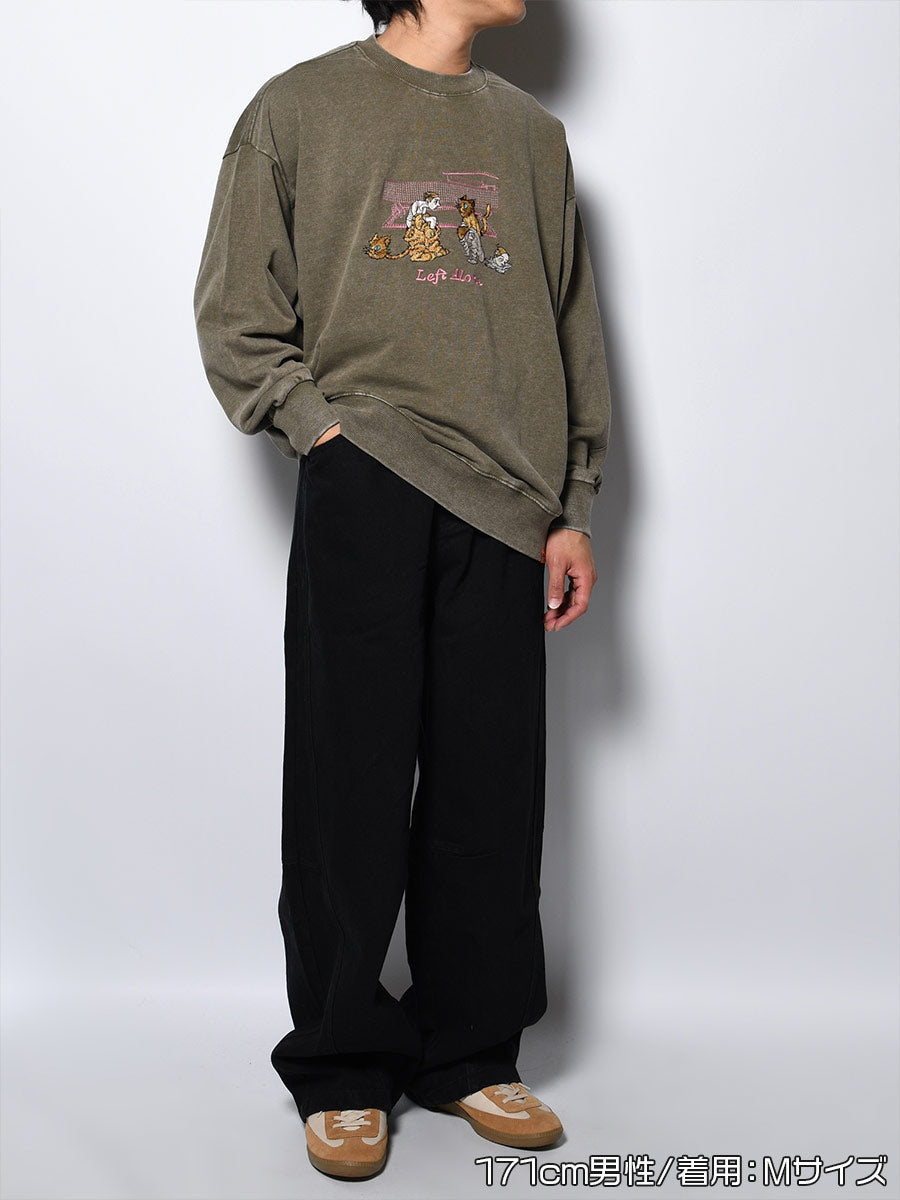 CHANGE SWEAT -OLIVE-