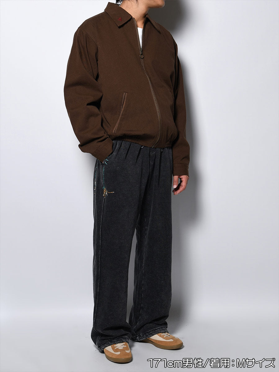 CAT SWEAT PANTS -BLACK-