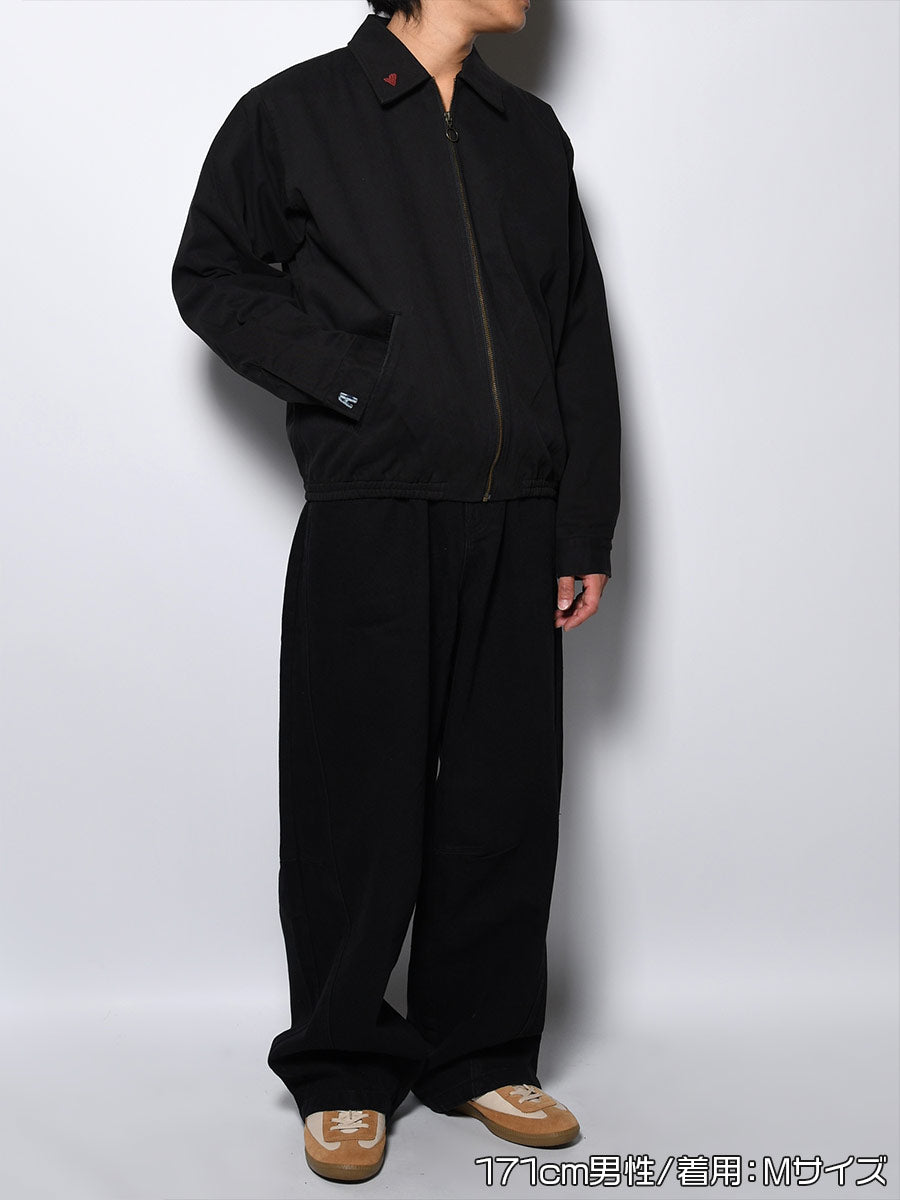 BLOUSON -BLACK-