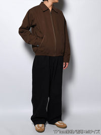 BLOUSON -BROWN-